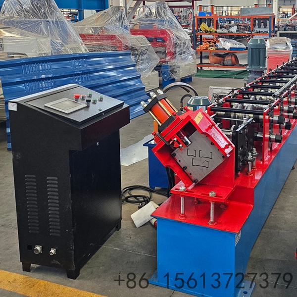 High-speed automatic light steel keel roll forming machine with adjustable sizing system