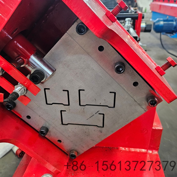Industrial light steel framing machine producing C-type metal studs continuously