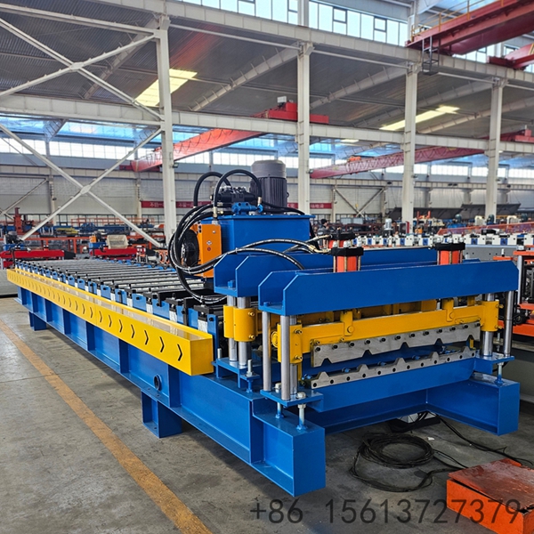 Automatic glazed steel tile making equipment