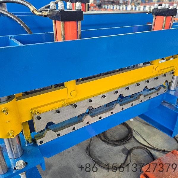Heavy-duty glazed metal roof tile roll forming system