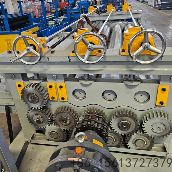 Coil Flattening Equipment processing galvanized steel.