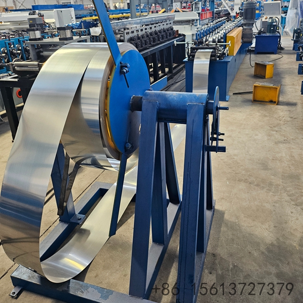 Dedicated Ridge Cap Roll Forming Machine for steel structure workshops, offering smooth operation and low noise for modern color steel processing plants.