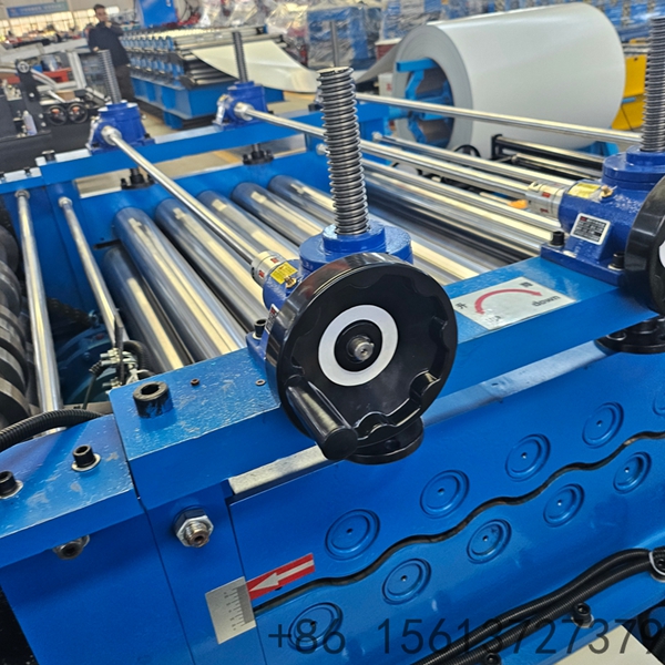 Modern metalworking station equipped with a digital touch screen and electrical control cabinets