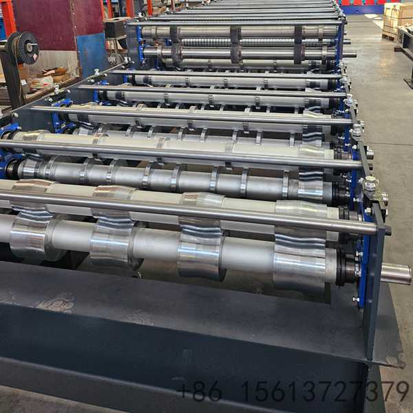 Industrial production line manufacturing high-quality insulated composite panels.