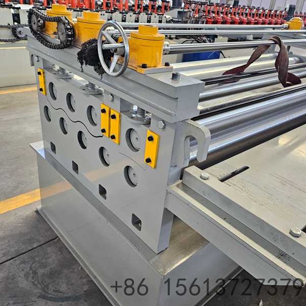 Coil Flattening Equipment processing galvanized steel.