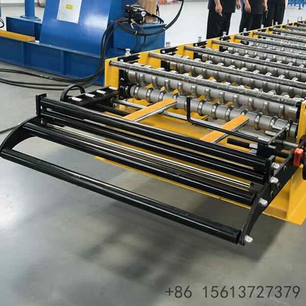 Linha de produção automática de perfiladeira de telhado metálico curvo em aço