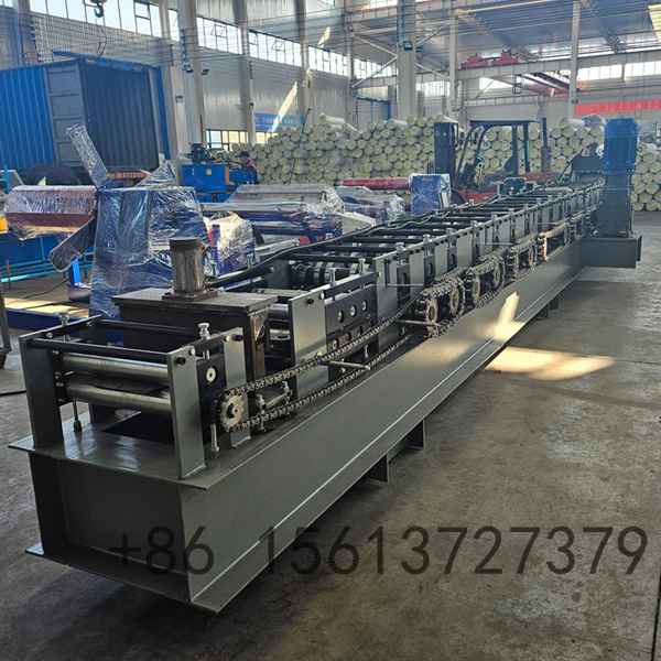 High-efficiency omega channel roll forming equipment in steel fabrication plant