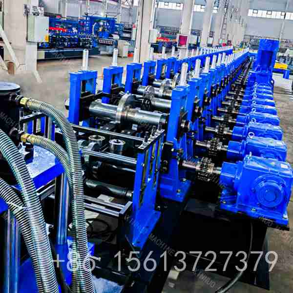 Heavy-duty photovoltaic bracket roll forming equipment with precision C-channel rollers