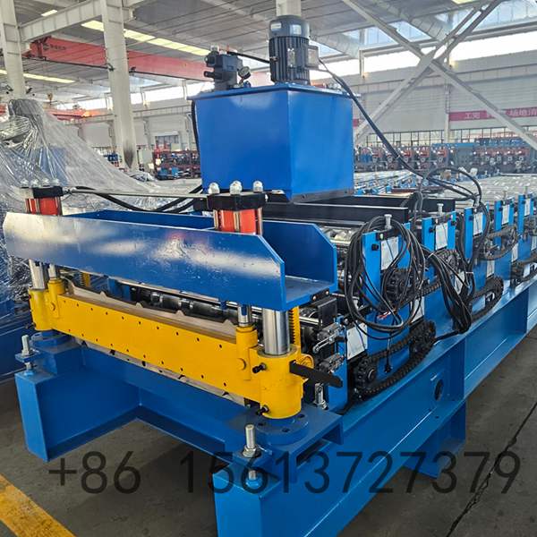 Double Layer Trapezoidal Roof Panel Forming Machine front view