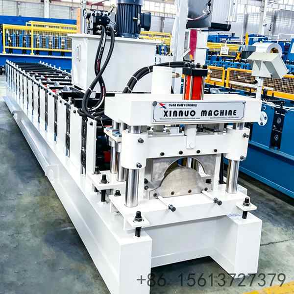 High-efficiency glazed ridge tile roll forming machine for roofing