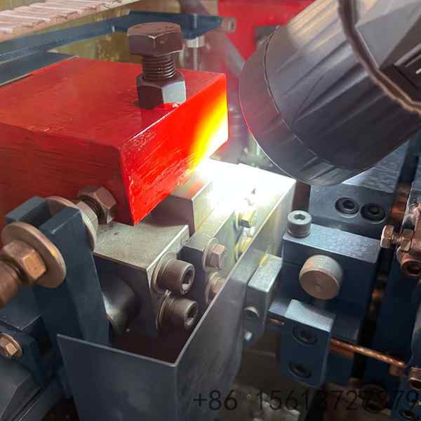 Compact industrial nail maker machine for mass fastener production.