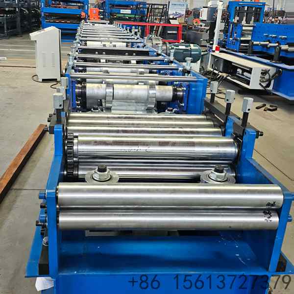 Finished C U purlin steel profiles produced by the high-precision roll forming equipment