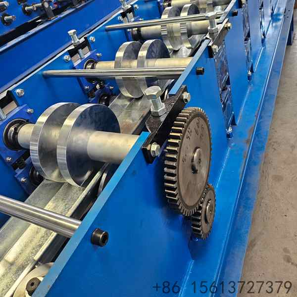 Precision roll forming station with multiple roller stations for accurate C and U profile shaping