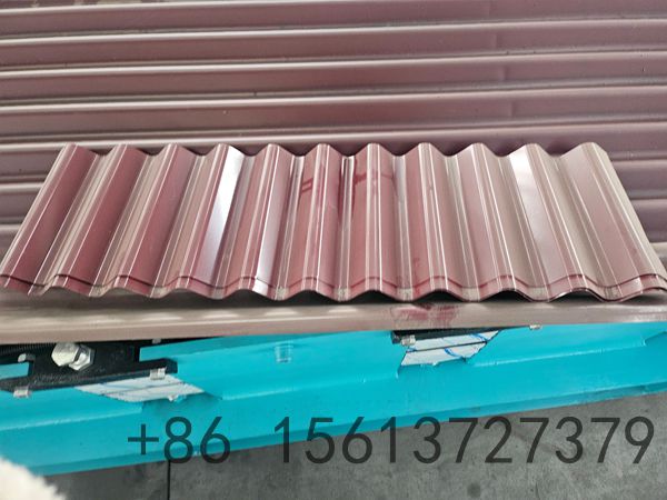 Heavy-duty welded steel frame structure of the corrugated roofing machine ensuring maximum stability during operation