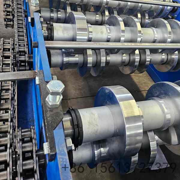 Finished galvanized steel floor deck panels produced by the high-precision roll forming equipment