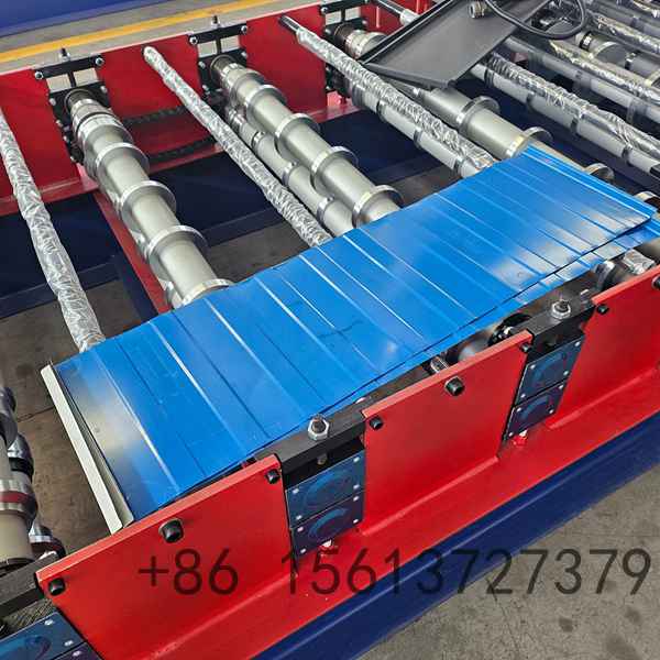 Heavy-duty snap lock roof machine with PLC control system ensuring high precision and consistent interlocking seam quality for metal roofing systems.