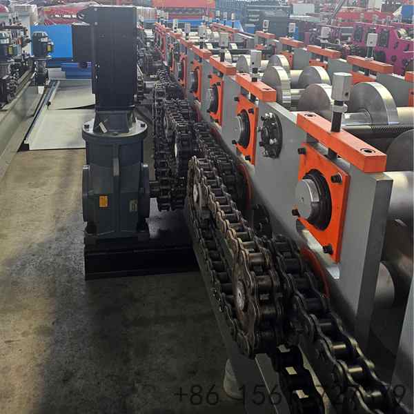 Finished C and Z purlin steel profiles produced by the high-precision roll forming machine