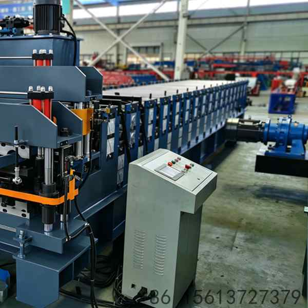 Dual-layer roll forming station with precision rollers ensuring accurate glazed arc profile shaping on both levels
