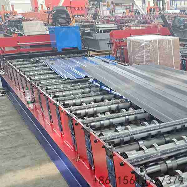 Finished galvanized single layer roofing panels produced by the high-precision roll forming equipment