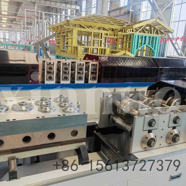 Heavy-duty welded steel frame structure of the LGS machine ensuring maximum stability during continuous operation