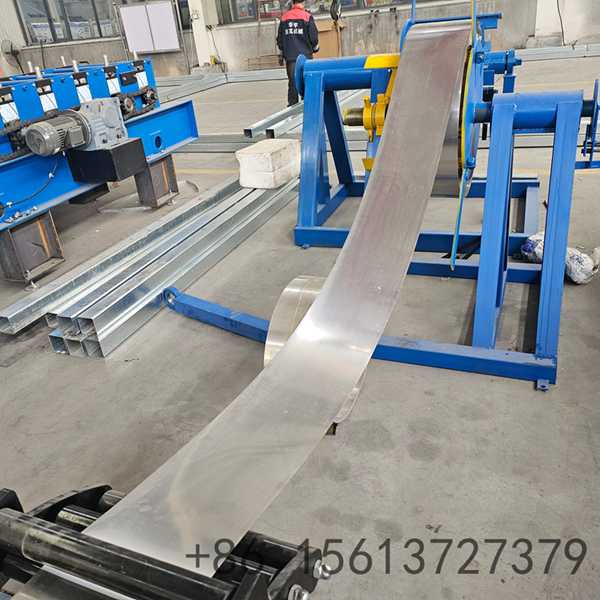 Precision roll forming station with multiple roller stations ensuring accurate ridge cap tile profile shaping
