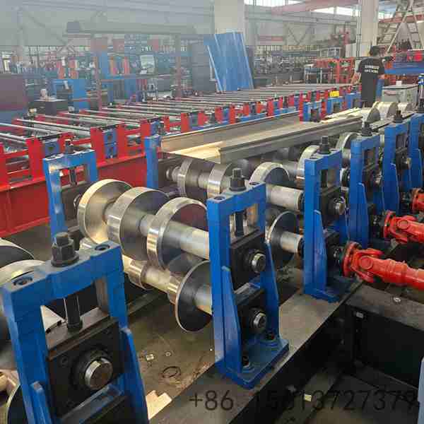 Heavy-duty welded steel frame structure of the custom machine ensuring maximum stability during high-speed operation
