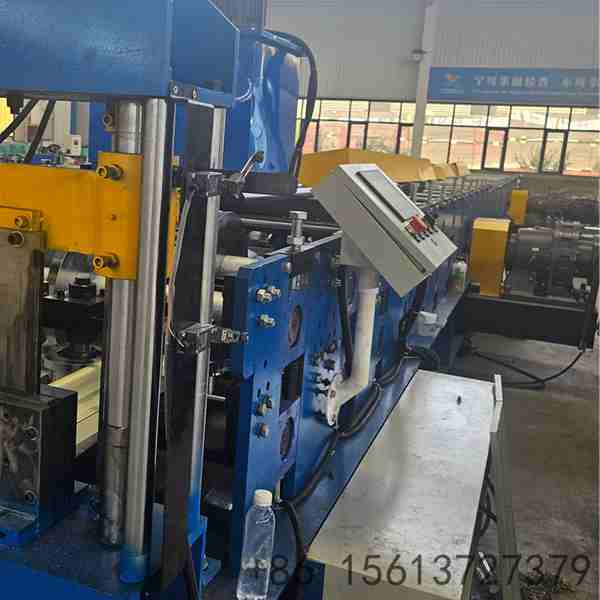 Precision roll forming station with customized roller stations ensuring accurate standing seam profile shaping