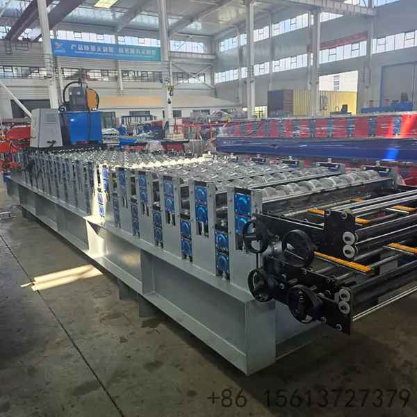 Structure en acier H soudée robuste de la machine double couche garantissant une stabilité maximale pendant le fonctionnement