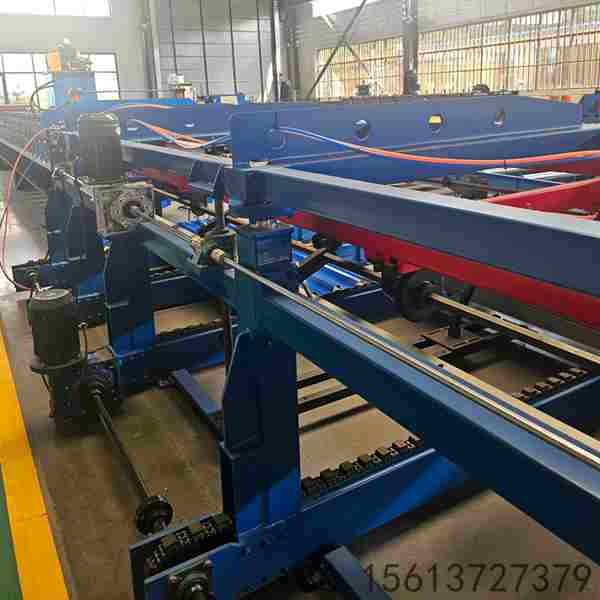 Heavy-duty welded steel frame structure of the stacker machine ensuring maximum stability during high-speed operation