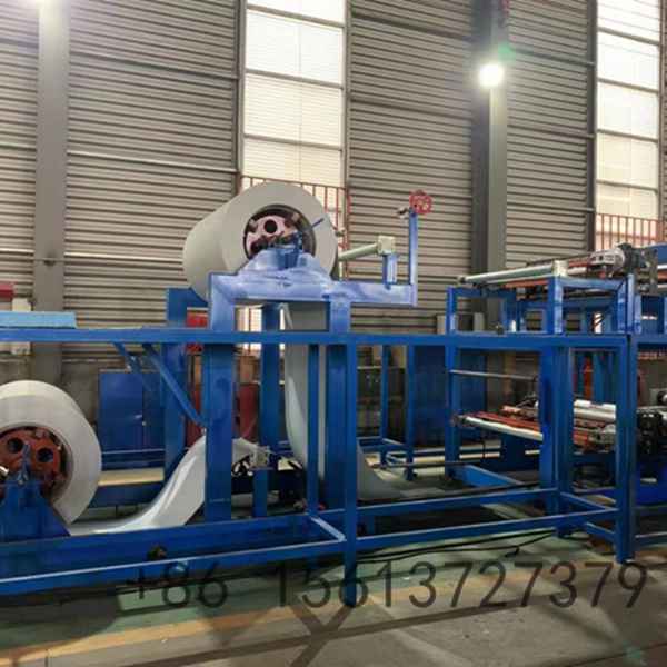 Automatic Z lock EPS rock wool sandwich panel production line designed for continuous manufacturing of insulated wall and roof panels