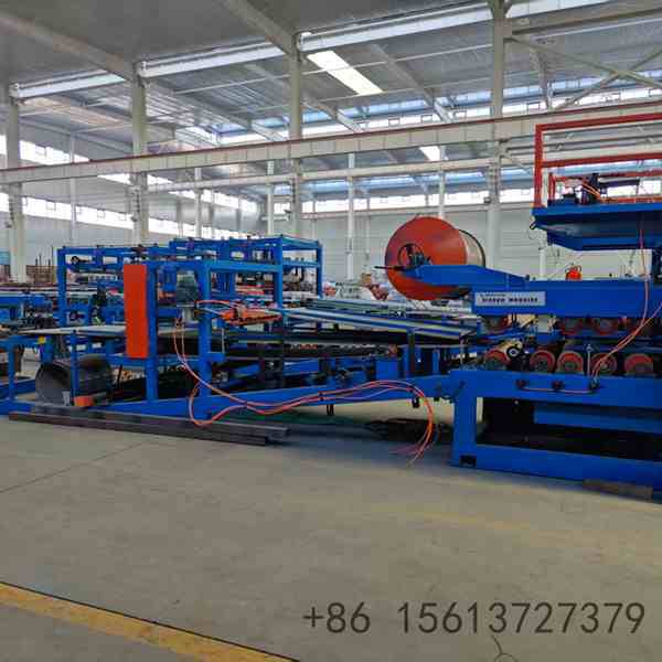 Heavy-duty welded steel frame structure of the Z-Lock panel machine ensuring maximum stability during high-speed operation