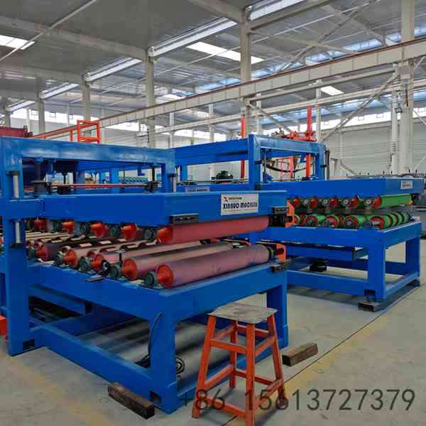 Automatic Z-Lock sandwich panel production line designed for continuous manufacturing of interlocking insulated wall and roof panels