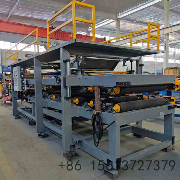 Precision roll forming station with multiple roller stations ensuring accurate steel sheet profile shaping