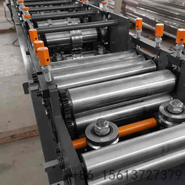 High-tensile galvanized steel purlins produced by automatic CU interchangeable roll former.