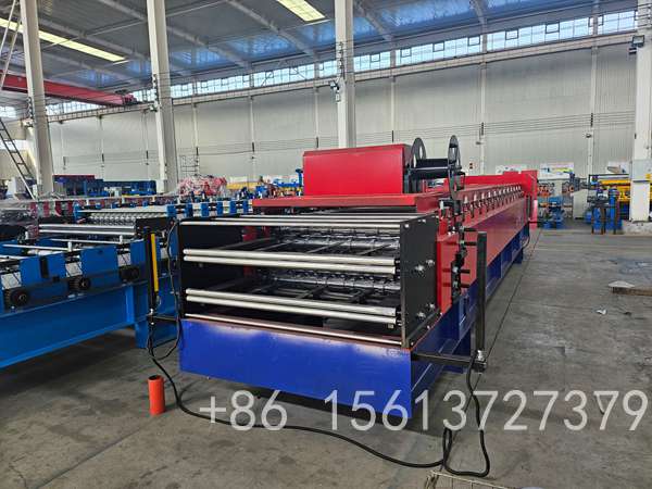 Heavy-duty 350H welded steel frame structure providing maximum stability for the dual-profile IBR roll former
