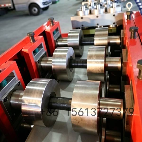 Multi-functional C and U Channel Profile Roll Forming Line with integrated hydraulic punching and post-cutting units for prefabricated villa wall and floor joist manufacturing