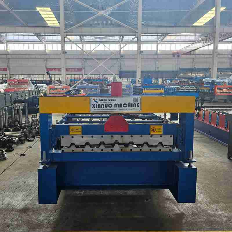 Professional TR7 trapezoidal roll forming machine for modern construction materials