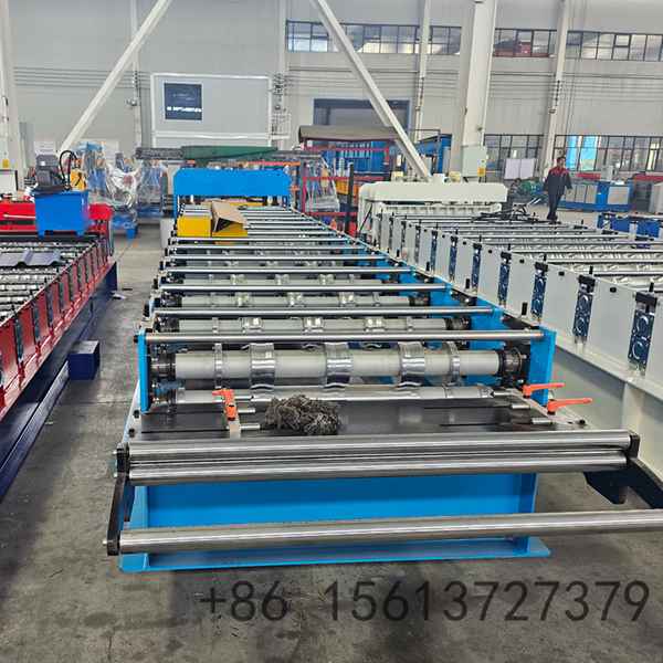 IBR roof tile roll forming machine engineered for high-volume production of trapezoidal steel roofing panels