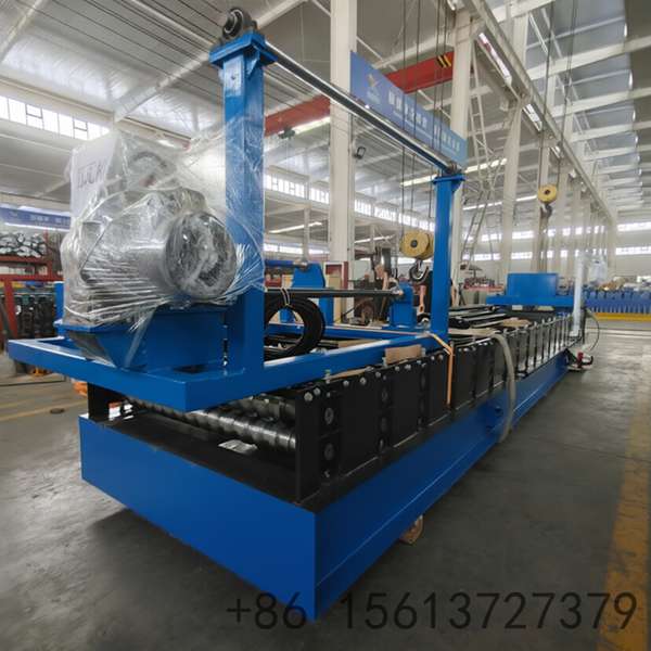 Trapezoid panel roll forming machine engineered for high-volume industrial steel roofing production