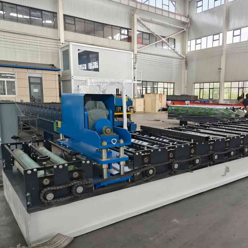 Trapezoidal roofing cold roll forming machine engineered for high-volume industrial steel roofing production