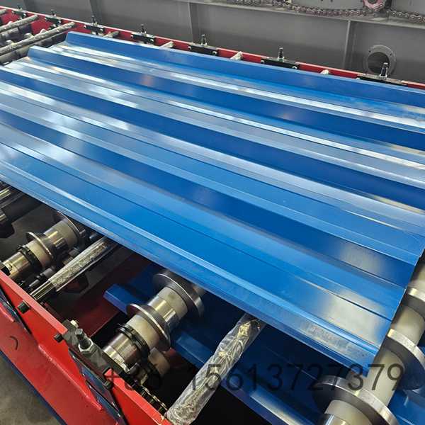 Trapezoidal sheet roll forming machine engineered for high-volume industrial steel roofing production