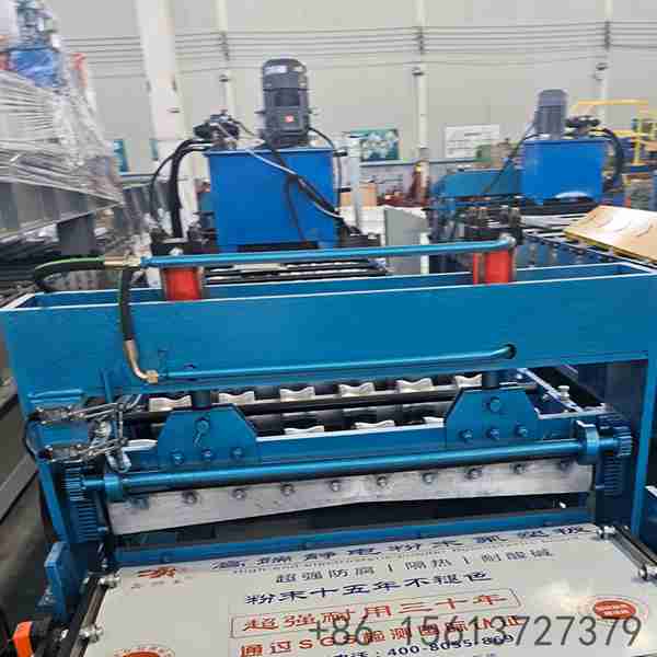 hydraulic-decoiler-system-for-color-coated-steel-coils-with-precise-tension-control-and-smooth-feeding