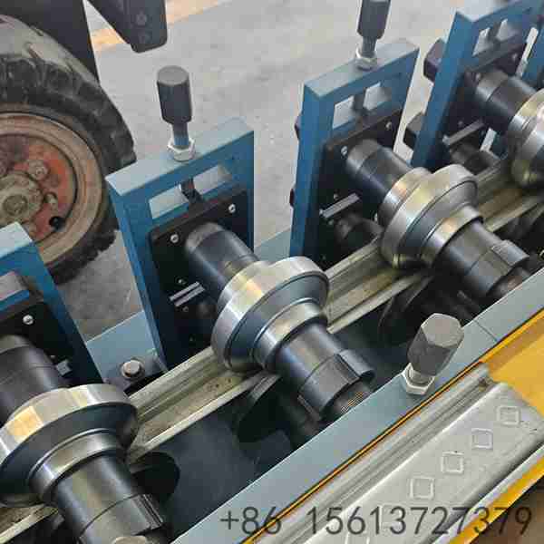 precision-roll-forming-stations-for-omega-hat-channel-with-hard-chrome-plated-rollers
