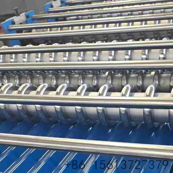trapezoidal-sheet-forming-stations-without-cutter-for-double-layer-machine