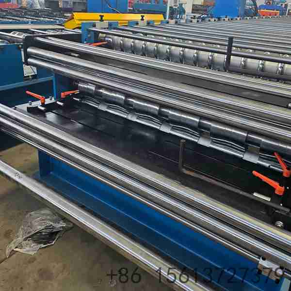 double-layer-roof-machine-without-hydraulic-shearing-head-for-continuous-output