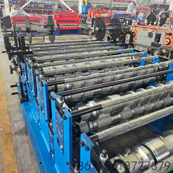 Two-in-one-metal-roofing-machine-showing-stacked-roller-design-for-efficient-dual-profile-production