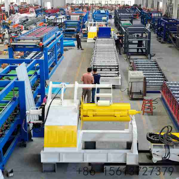 High-pressure-continuous-heating-and-laminating-press-zone-ensuring-perfect-panel-bonding