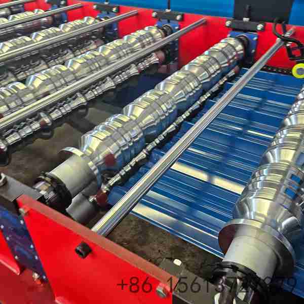 Cost-effective-820-trapezoidal-glazed-tile-roll-forming-machine-for-efficient-metal-roofing-production