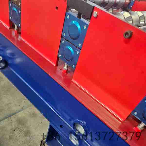 Massive-high-speed-820-tile-roll-former-base-built-on-reinforced-400H-beam-steel-for-stability