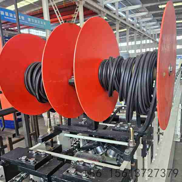 Heavy-duty-custom-solar-bracket-roll-former-base-built-on-reinforced-H-beam-steel-for-stability